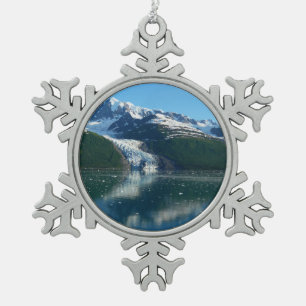 Adorno De Peltre Tipo Copo De Nieve Fotografía Hermosa de Alaska College Fjord II