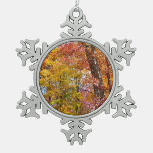 Adorno De Peltre Tipo Copo De Nieve Fotos de árboles de otoño naranjas y amarillos