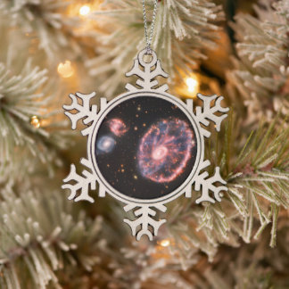 Adorno De Peltre Tipo Copo De Nieve Galaxia de volantes, telescopio espacial James Web