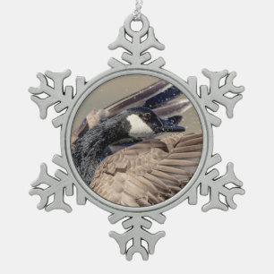 Adorno De Peltre Tipo Copo De Nieve Ganso de Canadá