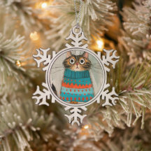 Gato de Galleta de Suéter de Navidad Feo Caprichos