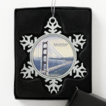 Adorno De Peltre Tipo Copo De Nieve Golden Gate Bridge San Francisco Watercolor Art<br><div class="desc">Golden Gate Bridge Watercolor Art</div>