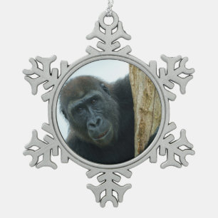 Adorno De Peltre Tipo Copo De Nieve Gorila