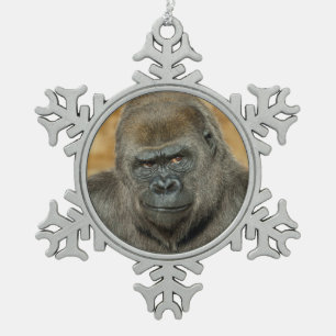 Adorno De Peltre Tipo Copo De Nieve Gorila