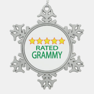 Adorno De Peltre Tipo Copo De Nieve Grammy de cinco estrellas