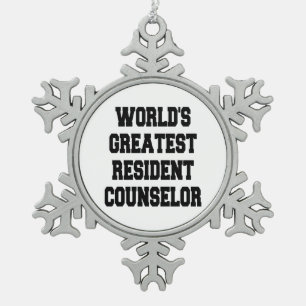Adorno De Peltre Tipo Copo De Nieve Gran Consejero Residente del Mundo