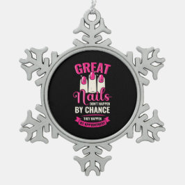 Adorno De Peltre Tipo Copo De Nieve Grandes uñas ocurren por cita