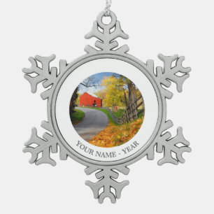 Adorno De Peltre Tipo Copo De Nieve Granero en caída