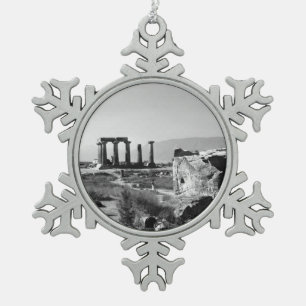 Adorno De Peltre Tipo Copo De Nieve Grecia antigua Corinto templo de Apolo vintage