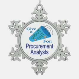 Adorno De Peltre Tipo Copo De Nieve Gritos para los analistas de compras