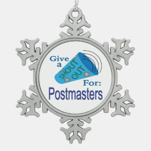 Adorno De Peltre Tipo Copo De Nieve Gritos para los postmasters