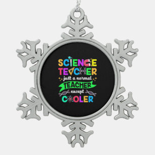Adorno De Peltre Tipo Copo De Nieve Guay de profesor de ciencias