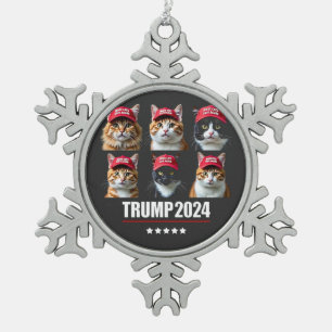 Adorno De Peltre Tipo Copo De Nieve Hacer que los gatos vuelvan a estar seguros Maga l