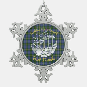 Adorno De Peltre Tipo Copo De Nieve Halifax Dartmouth bridge Tartan Friend