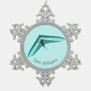 Adorno De Peltre Tipo Copo De Nieve Hang Gliding