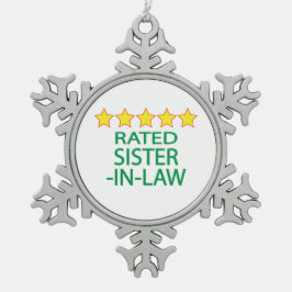 Adorno De Peltre Tipo Copo De Nieve Hermana de cinco estrellas