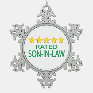 Adorno De Peltre Tipo Copo De Nieve Hijo de familia de cinco estrellas