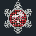 Adorno De Peltre Tipo Copo De Nieve Hollywood Beach Florida Palmeras<br><div class="desc">Hollywood Beach Florida Palmeras Copo de Nieve Ornamento de Navidad</div>