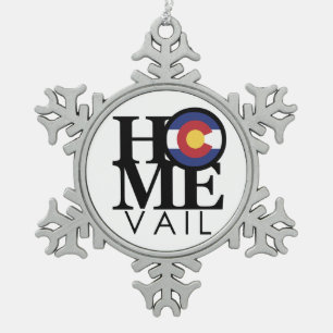 Adorno De Peltre Tipo Copo De Nieve HOME Vail Colorado
