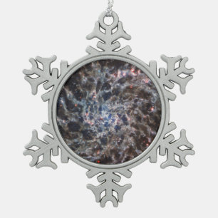Adorno De Peltre Tipo Copo De Nieve Huesos de Galaxy IC5332 de JWST