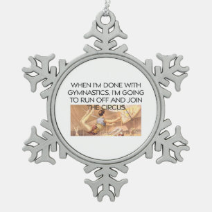 Adorno De Peltre Tipo Copo De Nieve Humor Gimnásico SUPERIOR