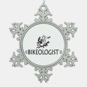 Adorno De Peltre Tipo Copo De Nieve Humorístico ciclismo de montaña