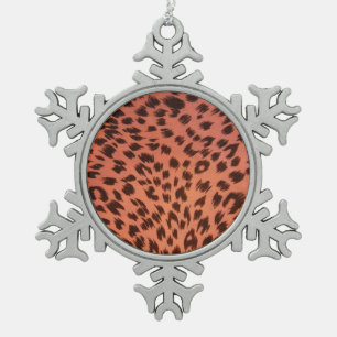 ADORNO DE PELTRE TIPO COPO DE NIEVE IMPRESIÓN ANIMAL EN ROPA