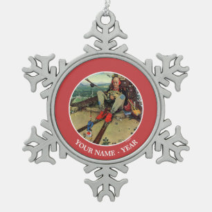 Adorno De Peltre Tipo Copo De Nieve Inocente, 1945