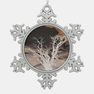 ADORNO DE PELTRE TIPO COPO DE NIEVE INVIERNO DE MONTAÑA