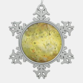 Adorno De Peltre Tipo Copo De Nieve Io Luna volcánica de Júpiter