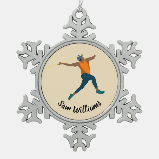 Adorno De Peltre Tipo Copo De Nieve Javelin (Anverso)