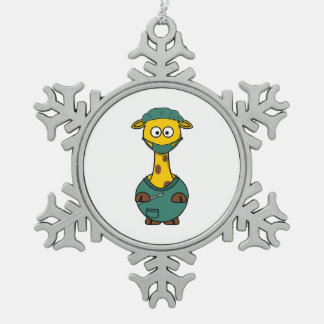 Adorno De Peltre Tipo Copo De Nieve Jirafa del médico