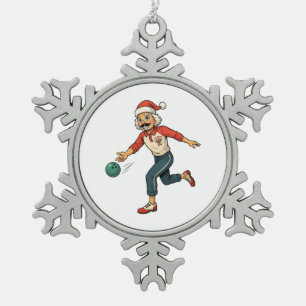 Adorno De Peltre Tipo Copo De Nieve Juego de vacaciones de cascanueces Lanzador de jue