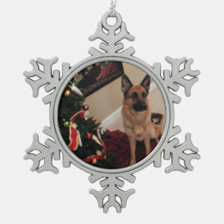 Adorno De Peltre Tipo Copo De Nieve Julkort de Schäfer