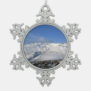 Adorno De Peltre Tipo Copo De Nieve Kinder Scout Poster tarjeta de vacaciones de invie