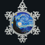 Adorno De Peltre Tipo Copo De Nieve La noche estrellada de Vincent Van Gogh<br><div class="desc">Vincent Van Gogh La Noche Estelar. Esta es una antigua obra maestra del pintor holandés Vincent Van Gogh. Esta bonita pintura del paisaje artístico tiene un color bonito,  vibrante y saturado. Vincent Van Gogh fue un pintor impresionista de post holandés. Esta imagen es de dominio público</div>