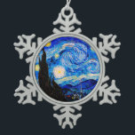 Adorno De Peltre Tipo Copo De Nieve La noche estrellada de Vincent Van Gogh<br><div class="desc">Vincent Van Gogh La Noche Estelar. Esta es una antigua obra maestra del pintor holandés Vincent Van Gogh. Esta bonita pintura del paisaje artístico tiene un color bonito,  vibrante y saturado. Vincent Van Gogh fue un pintor impresionista de post holandés. Esta imagen es de dominio público</div>