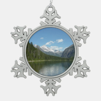 Adorno De Peltre Tipo Copo De Nieve Lago Avalanche I en el Parque Nacional Glaciar