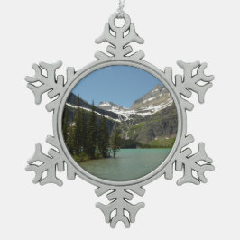 Adorno De Peltre Tipo Copo De Nieve Lago Grinnell en el Parque Nacional Glaciar