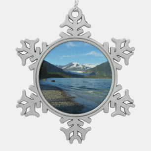 Adorno De Peltre Tipo Copo De Nieve Lago Mendenhall en el paisaje Juneau Alaska