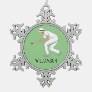 Adorno De Peltre Tipo Copo De Nieve Lawn Bowls