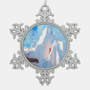 Adorno De Peltre Tipo Copo De Nieve ldp MYKONOS - iglesia característica -