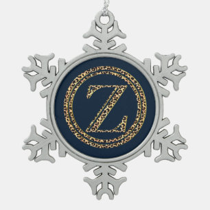 Adorno De Peltre Tipo Copo De Nieve Leopard Z