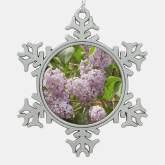 Adorno De Peltre Tipo Copo De Nieve Lilac Bush hermosas flores de primavera morada