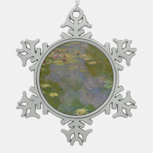Adorno De Peltre Tipo Copo De Nieve Lirios de agua de Claude Monet el , 1919