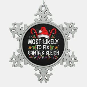 Adorno De Peltre Tipo Copo De Nieve Lo más probable es que arreglen a los Navidades de