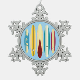 Adorno De Peltre Tipo Copo De Nieve Longboard de vintage