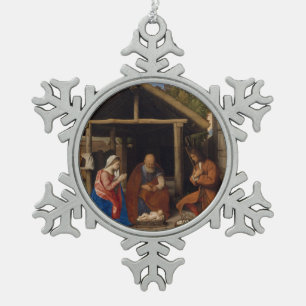 Adorno De Peltre Tipo Copo De Nieve Los pastores