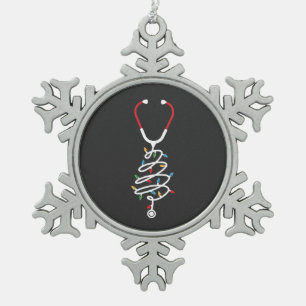 Adorno De Peltre Tipo Copo De Nieve Luces de árbol de Navidad de suministros médicos d