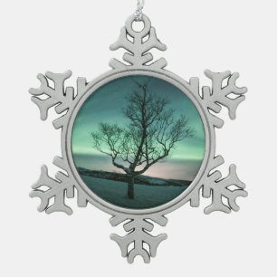 Adorno De Peltre Tipo Copo De Nieve Luces del Norte